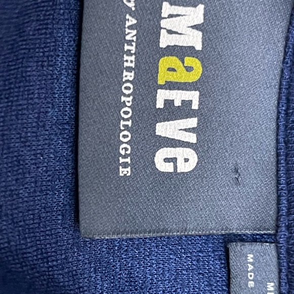 Maeve by Anthropologie Sweetheart textured long sleeve size medium preowned - Picture 3 of 3